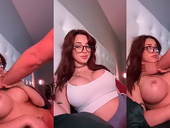 Karli Mergenthaler's chubby tits plus naked tiktok strength of character make you drool with lust