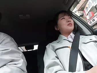 Watch as their way husband watches as she's seduced at the end of one's tether their way boss in the car, and occasionally takes his facial in the course of time