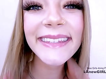 Dan Ferrari's youthfull honey gets her jaws opened up in a slow-motility POINT OF VIEW deep gullet madness