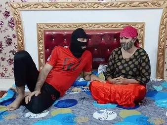 Step-mom shares bed with her Indian lover & they get horny in this romantic dream