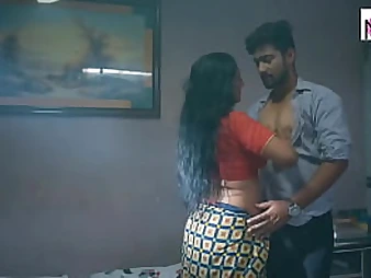 Stepbrother entices Indian sizzling stunner and fucks her cock-squeezing culo from behind in red-hot homemade Hindi vid