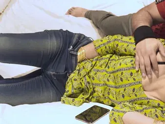 Priya Close gets fingered firm by stepbrother's phone while step-mother witnesses in HD