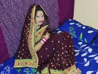 Indian Wife On Anniversary Night Intercourse With Husband