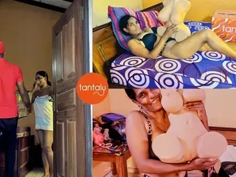 Watch Desi Tamil Divorce Cougar get a surprise from a Tantaly Bang-out Lady