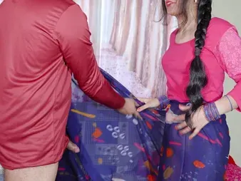 Your Priya in Saree gets taut bootie plumbed added to throat crammed with super-hot jism in super-hot Indian maid roleplay