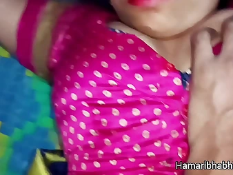 Abhi & Devi's flamy Indian bhabhi enjoy synod back a super-fucking-hot desi yoke vid