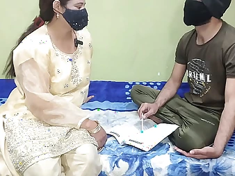 Rukhsana1's stepdaughter gets her covetous bore drilled wide of Indian Tharki Docent down Hindi Audio Hookup
