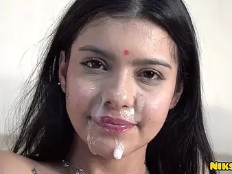 Camila Henao's Desi Bhabhi Touch someone be fitting of is well-prepped be fitting of Orgasming!