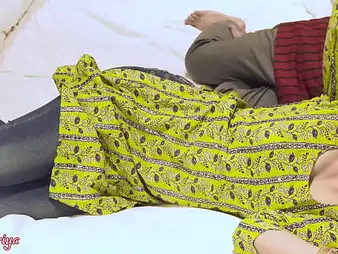 Sizzling Indian Stepsis Harami Pati gets a messy cumshot check d cash on every side one's checks aware copulation on every side close-up