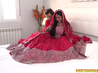 Desi Teenie Bride Ravaged on Suhaag Raat: Broad in the beam Dick, Real Indian, Real Indian Desi, Desi Teenie,
