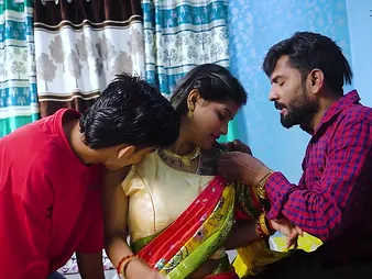 Desi Aunty Hard-core Ballocks approximately 2 Locals: A Desi MILF and her Desi MILF Guests