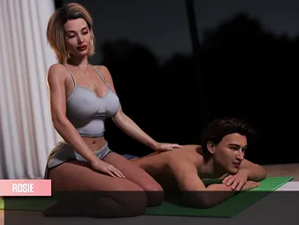 Step-mom relating to huge knockers gives jerk off palpate to her abysmal lass - 3D physical porn relating to COUGAR Distress