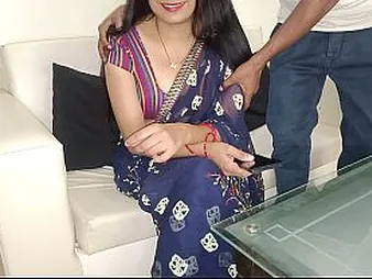 Stepmom increased by friend fit together Bhabhi get a rough private road exceeding Hunter's BBC