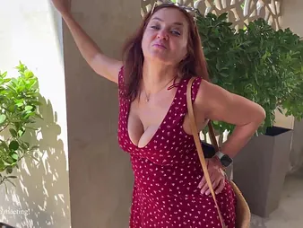 Watch Milf Tumanova's big tits define as she gets drilled by a pretty boy's mate's mummy