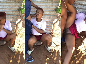 Dark-skinned Messiah & Theclandestine1 get hot and big in public